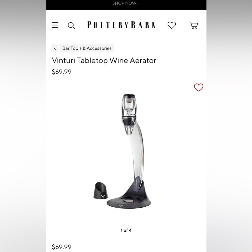 Venturi Red Wine Aerator & Tower Set